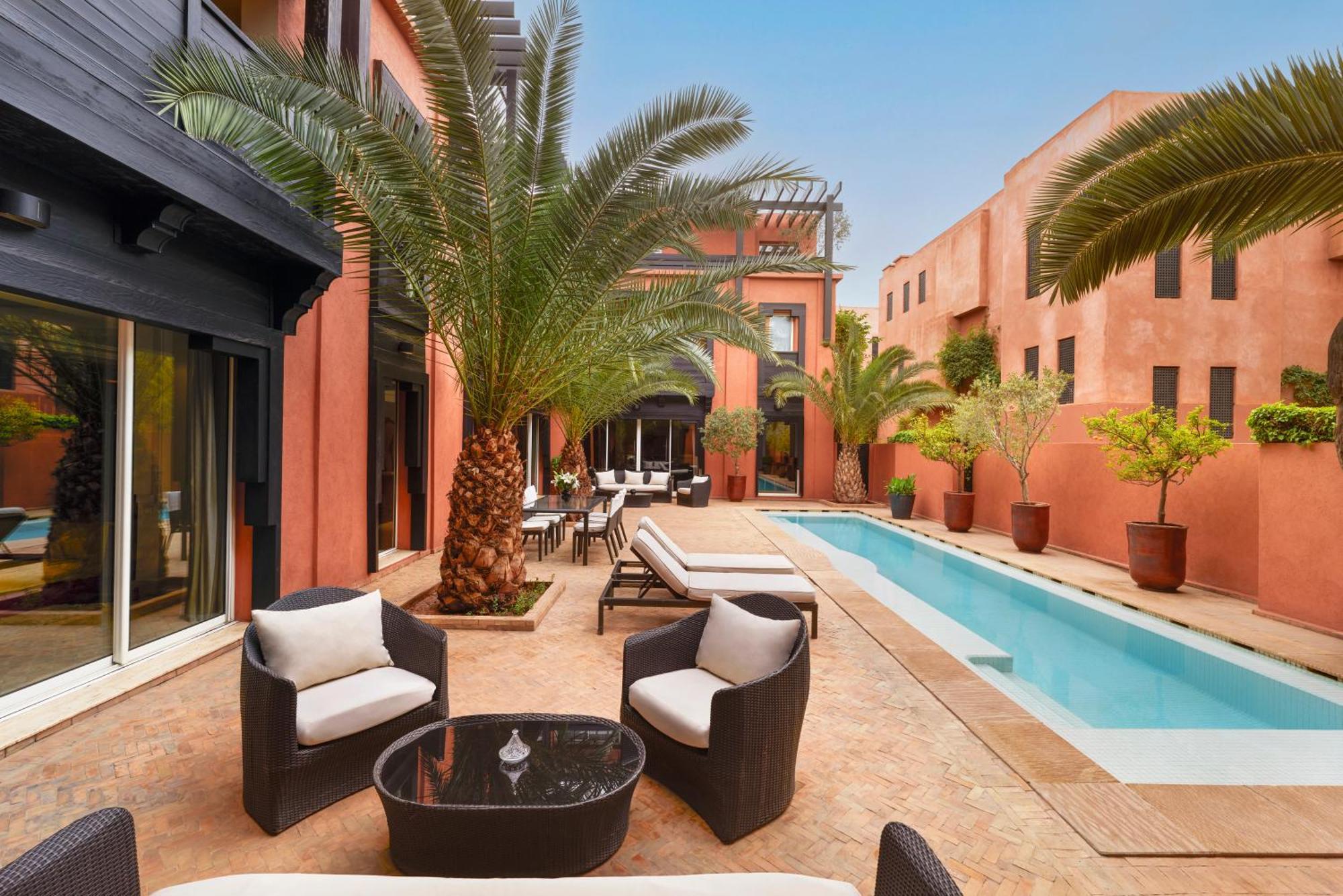 Hotel & Ryads Barriere Le Naoura Marrakesch Exterior foto